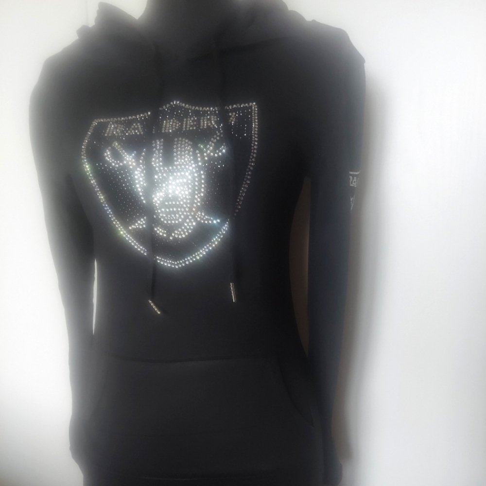 Raiders Bling Hoodie Dress
